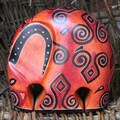 Soapstone Arabesque Elephant Sculpture (Kenya)
