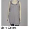 Simply Irresistible Women's Plus Size Sleeveless Embellished Tunic