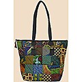 Quilted Zippered Original Patchwork Tote (Kenya)