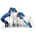 Congo Monkey Playsystem #4 White Maintenance and Splinter Free Swing Set