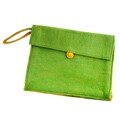 Wool Felt Lime Green Laptop Case (Nepal)