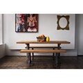 Teak and Metal 3-piece Dining Set (India)
