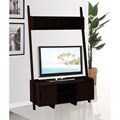Black Leaning Ladder 45-inch TV Entertainment Console