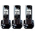 Panasonic KX-TGA740B DECT 6.0 Digital Cordless Phone (Pack of 3)