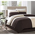 Myles Tan/ Brown 4-piece Comforter Set