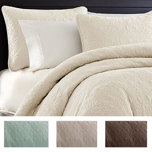 Mansfield Microfiber King-size 3-piece Coverlet Mini Set