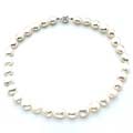 Pearlyta Baroque White Pearl Necklace (13mm)