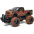 New Bright Black 1:15 Scale Electric Mud Slinger Dodge Ram RC Truck