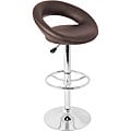 Posh Brown Hydraulic Barstool