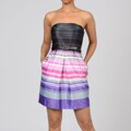 Jump Girl Women's Junior Striped Party Dress