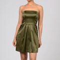 Jump Girl Women's Junior Strapless Hardware Dress