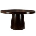 Amari Espresso Round Dining Table