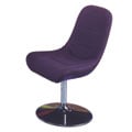 Melrose Airbrush Eggplant Dining Chair