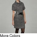 Tiana B Women's Dolman Sleeve Cowl Belted Dress FINAL SALE