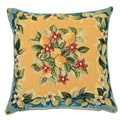 French Jacquard Lemon Decorative Pillow