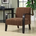 Metro Chocolate Bent Arm Chair