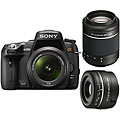 Sony Alpha 580L 16.2MP DSLR Camera with 18-55 SAL552002 and SAL30M28 Lenses