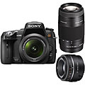 Sony Alpha 580L 16.2MP DSLR Camera with 18-55 SAL75300 and SAL35F18 Lenses