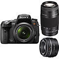 Sony Alpha 580L 16.2MP DSLR Camera with 18-55 SAL552002 and SAL85F28 Lenses