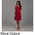 Nine West Women's Zig-zag Seam Flare Dress