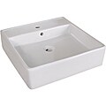 Ceramic 20-inch White Vessel Sink