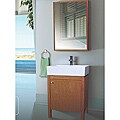 Imperial 23 InchWood Light Maple/ White Bathroom Vanity and Medicine Cabinet