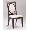 Paris Espresso Leather Dining Chairs (Set of 2)
