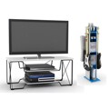 Accommodating article on audio studiophile Atlantic Wii Gaming Storage and Audio Video Stand Bundle