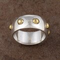 Handcrafted Sterling Silver Single Halo Band (Nepal)