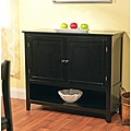Montego Black Wooden Buffet