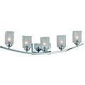 Yacht Club 5-light Chrome Bath Light