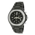 Roberto Bianci Black Ceramic Zirconia-studded Bezel Watch