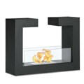 Gamma Black Standalone Ethanol Fuel Fireplace