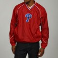 MLB Men's Philadelphia Phillies V-Neck Pullover Jacket