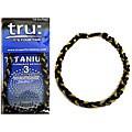 TRU Performance Titanium Black/ Gold Therapy Necklace