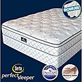 Serta Perfect Sleeper Conviction Euro Top Split Queen-size Mattress and Box ...
