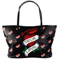 Ed Hardy 'True Love' Black Tote Bag