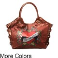 Ed Hardy Fleur Delight Anna Tote Bag