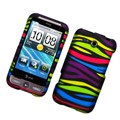 HTC Freestyle Rainbow Zebra Protector Case
