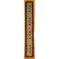 Indo Hand-knotted Ivory/ Black Mahal Wool Rug (2'4 x 15'7)