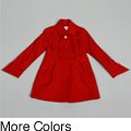 Jessica Simpson Big Girl's Ruffle-front Coat FINAL SALE
