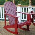 Captiva Cherry Red Adirondack Rocker