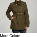 Big Chill Women's Fleece-lined Stand Collar Double-breasted Jacket