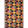 Hand-tufted New Wave Diamonds Rug (8' x 11')