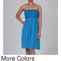 Water Water by Elan Women's Ruffled Sleeveless Dress