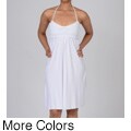Elan Women's Halter Dress with Crochet Top