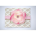 Madeline and Company Beautiful Pink Rosette Rose Crystal Headband