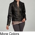 Big Chill Women's Stud Detail Fashion Jacket