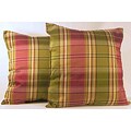 Gallahad Forest Plaid Throw Pillows (Set of 2)