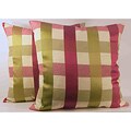  Barnard Berry Checkered Throw Pillows (Set of 2)